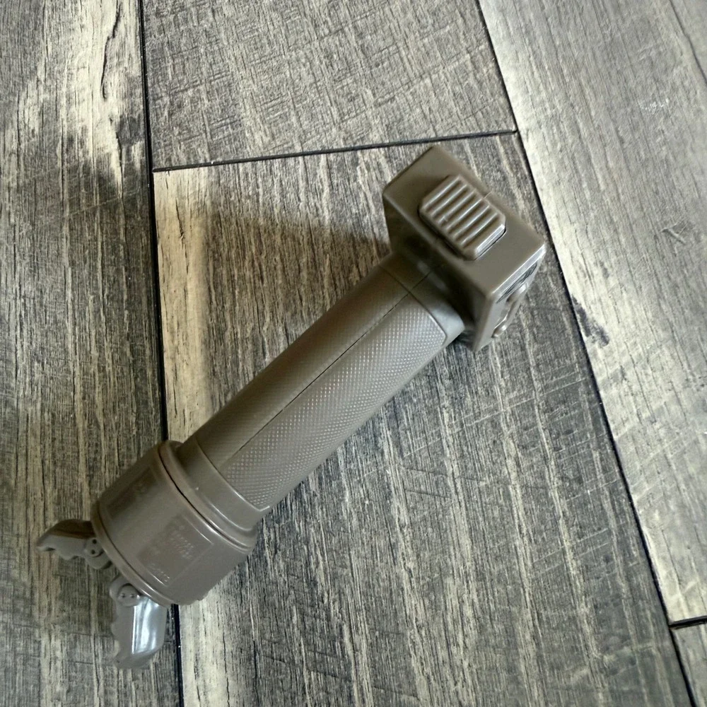 Nerf N-Strike Tactical Bipod Foregrip Tan Hasbro 2009 Blaster Rail Accessory Toy